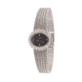 Lady Omega Brilliant Cut Diamonds 18 Carats White Gold “De Ville” Watch